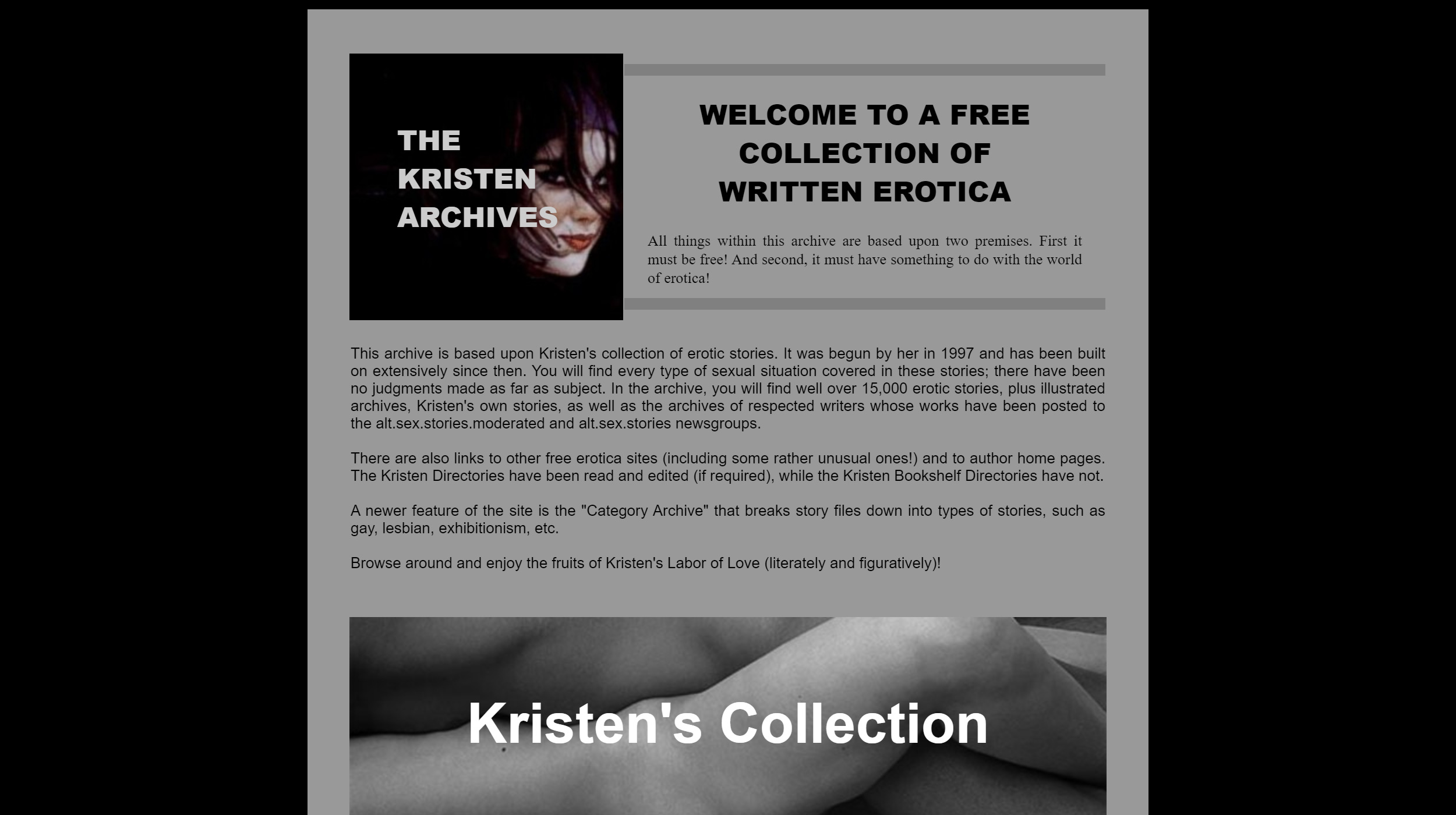 Kristen's erotic stories