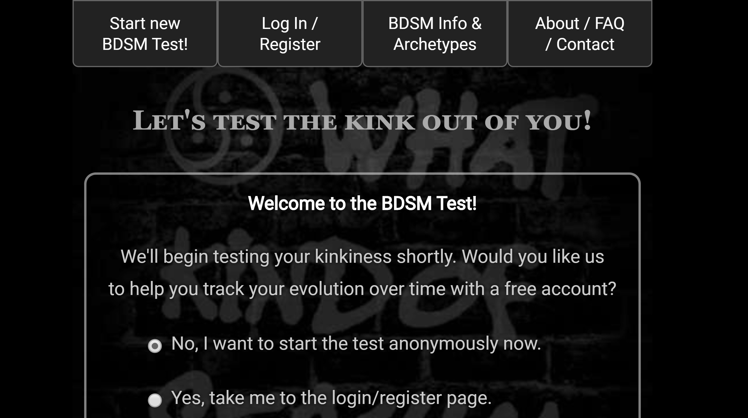 BDSM Test