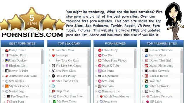 Five Star Porn Sites